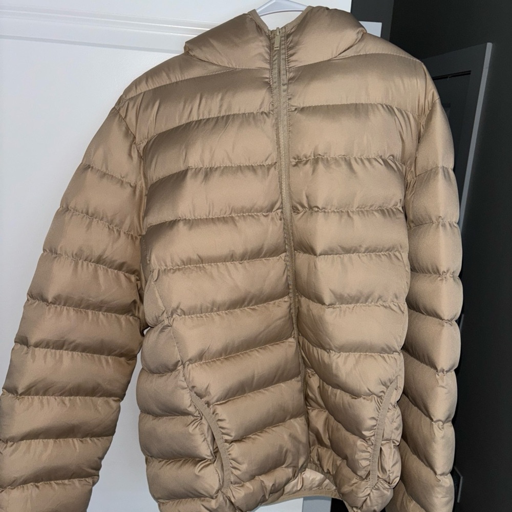 Tan Puffer Jacket